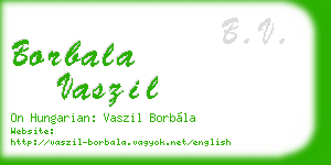 borbala vaszil business card