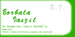 borbala vaszil business card